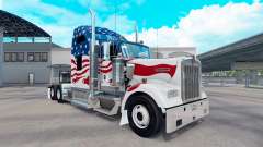 La peau etats-unis camion Kenworth W900 pour American Truck Simulator