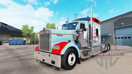 La peau de San Francisco sur le camion Kenworth W900 pour American Truck Simulator