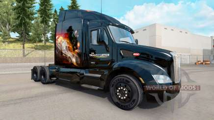 Haut Die Transporter-truck Peterbilt für American Truck Simulator