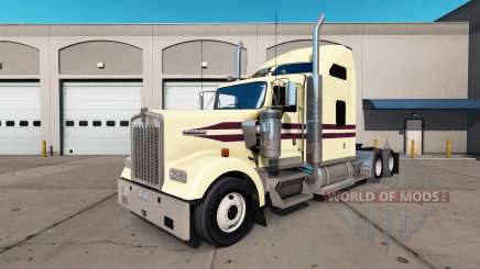 Crème pour la peau sur le camion Kenworth W900 pour American Truck Simulator