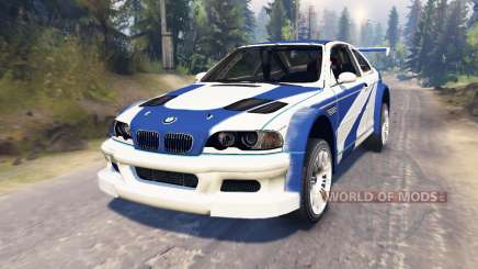 BMW M3 (E46) GTR [Most Wanted] pour Spin Tires