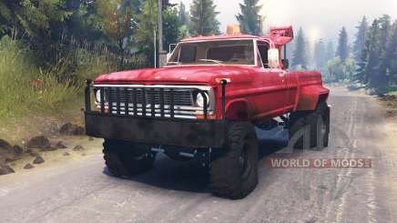 Ford F-200 1970 [Tow Truck] für Spin Tires
