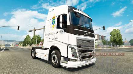 Forsvarsmakten de la peau pour Volvo camion pour Euro Truck Simulator 2