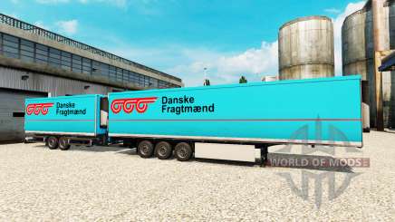 Semi-Remorques Krone Gigaliner [Danois Fragtmaend] pour Euro Truck Simulator 2