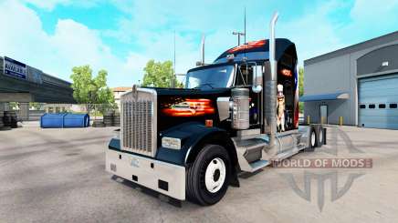 La peau etats-unis camion Kenworth W900 pour American Truck Simulator