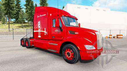 La peau Oakland Bay Bridge pour camion Peterbilt pour American Truck Simulator