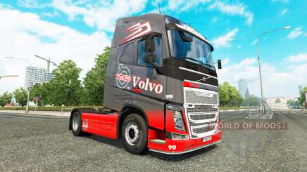 Gris Rouge de la peau pour Volvo camion pour Euro Truck Simulator 2