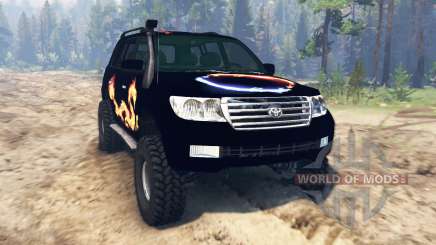 Toyota Land Cruiser 200 2008 pour Spin Tires