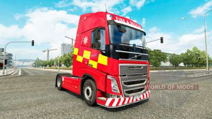 La peau d'Incendie Et de Secours chez Volvo trucks pour Euro Truck Simulator 2