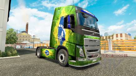 La peau Brasil chez Volvo trucks pour Euro Truck Simulator 2