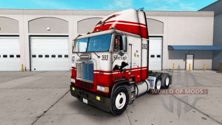 Skin Silver Eagle truck Freightliner FLB für American Truck Simulator