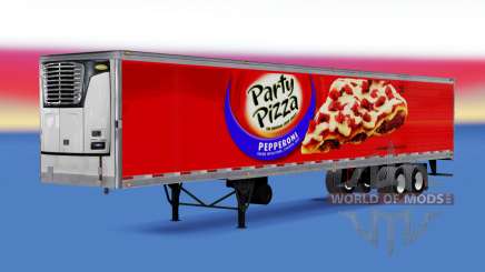Frigorifique semi-remorque Partie de Pizza pour American Truck Simulator