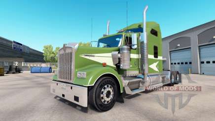 La peau se Déplacer Sur le camion Kenworth W900 pour American Truck Simulator