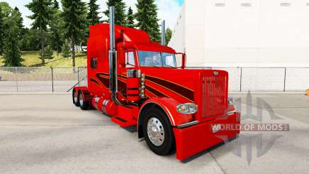 Die Haut der Orange Karte für den truck-Peterbilt 389 für American Truck Simulator