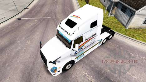 La peau sur Challenger de tracteur Volvo VNL 670 pour American Truck Simulator