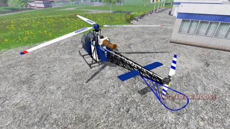 Sud-Aviation Alouette II Gendarmerie für Farming Simulator 2015