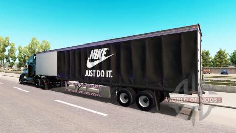 Peau Nike sur le camion Kenworth pour American Truck Simulator