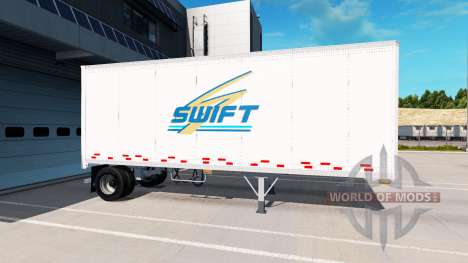 Einachsigen Auflieger für American Truck Simulator