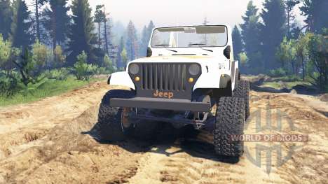 Jeep CJ-7 Renegade [Dixie] v2.0 pour Spin Tires