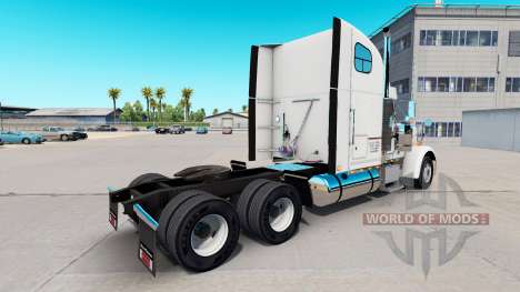 Die Haut auf PAM-Transport-LKW Freightliner Clas für American Truck Simulator
