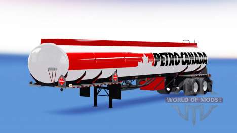 Skin Petro Canada fuel semi-trailer für American Truck Simulator