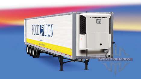 Kühl-Sattelauflieger USA für American Truck Simulator