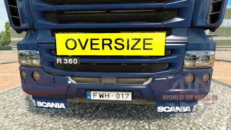 Oversize Sign für Euro Truck Simulator 2