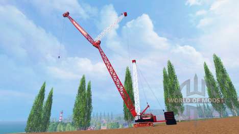 400 tonnes sur chenilles grue pour Farming Simulator 2015