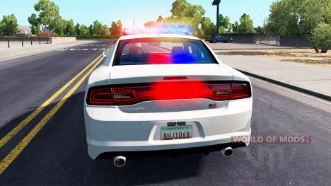 Dodge Charger Polizei im Straßenverkehr für American Truck Simulator