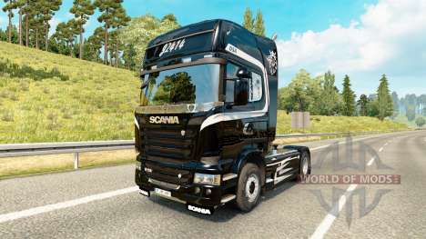 Skin Scania LKW für Zugmaschine Scania für Euro Truck Simulator 2