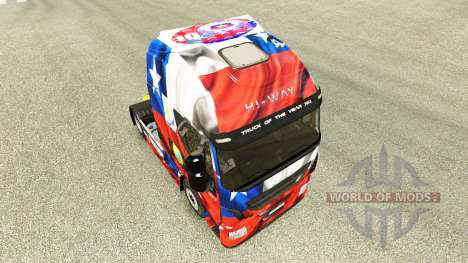 Le Chili Copa 2014 de la peau pour Iveco tracteu pour Euro Truck Simulator 2