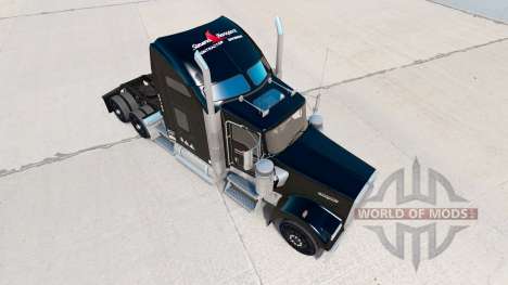Haut Stevens-Transport-LKW Kenworth W900 für American Truck Simulator