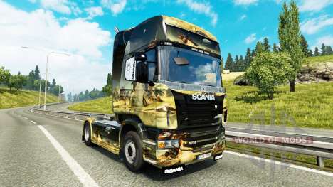 L'espace de la Scène de la peau pour Scania cami pour Euro Truck Simulator 2