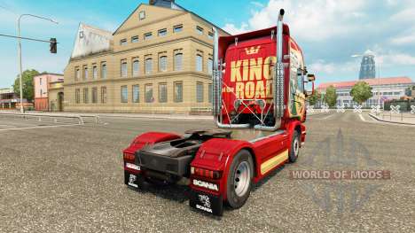 La peau du Roi de la Route sur le tracteur Scani pour Euro Truck Simulator 2