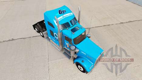 Gordon Trucking Haut für Kenworth W900 Zugmaschi für American Truck Simulator