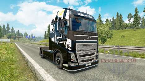La peau Infamous Second son pour Volvo camion pour Euro Truck Simulator 2