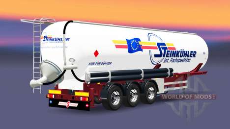 The semitrailer réservoir Steinkuhler pour Euro Truck Simulator 2