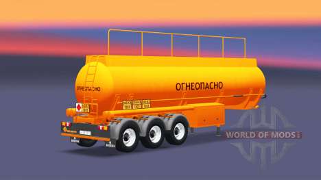 Réservoir semi-remorque BCM-35 pour Euro Truck Simulator 2