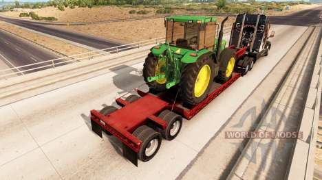 Bas de balayage avec une cargaison de tracteur J pour American Truck Simulator
