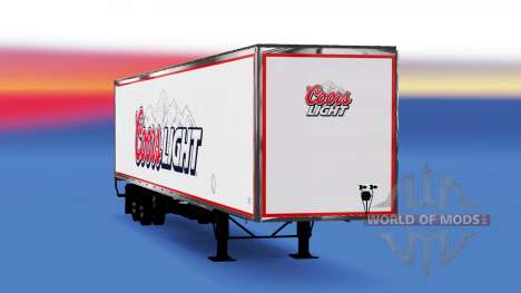 All-Metall-semi-Coors Light für American Truck Simulator