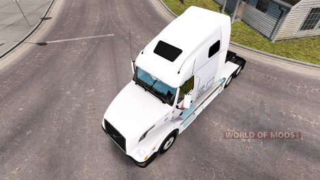 Daybreak Express skin für Volvo-LKW-VNL 670 für American Truck Simulator