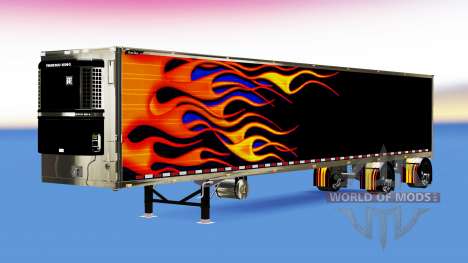 Personnalisé semi-remorque frigorifique pour American Truck Simulator