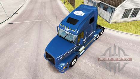 La peau sur le Canada Cartage tracteur Volvo VNL pour American Truck Simulator