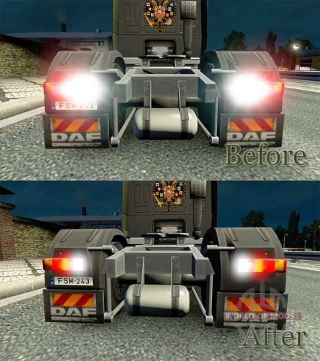 Die Wirkung der Lichter v2.0 für Euro Truck Simulator 2