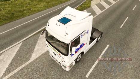 La peau de la Voie Lactée sur le tracteur Merced pour Euro Truck Simulator 2