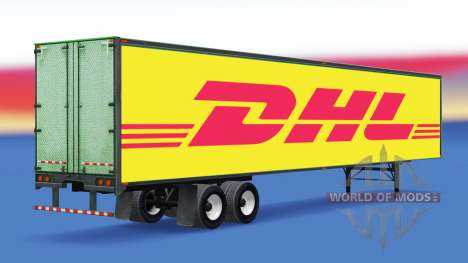 All-Metall-Auflieger DHL für American Truck Simulator