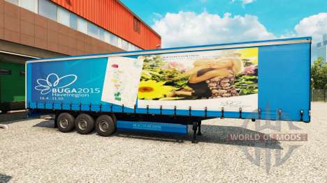 La peau BUGA 2015 pour semi pour Euro Truck Simulator 2