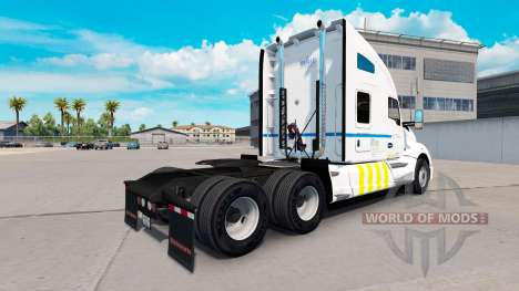 Haut Transport Quebec auf Kenworth-Zugmaschine für American Truck Simulator