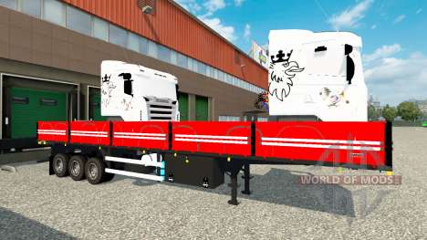 Eine Sammlung von Anhänger für Euro Truck Simulator 2