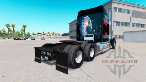 Skin Bitdefender tractor Kenworth W900 für American Truck Simulator